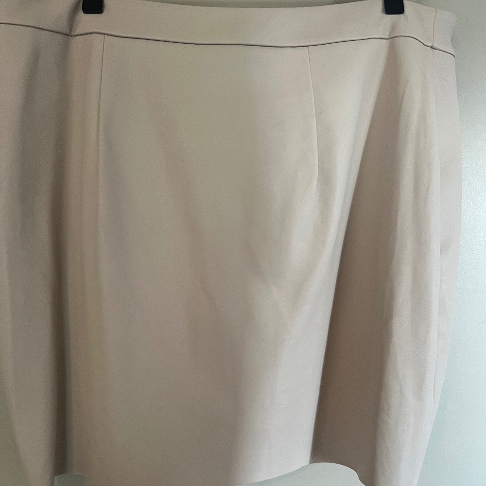 Faux leather skirt